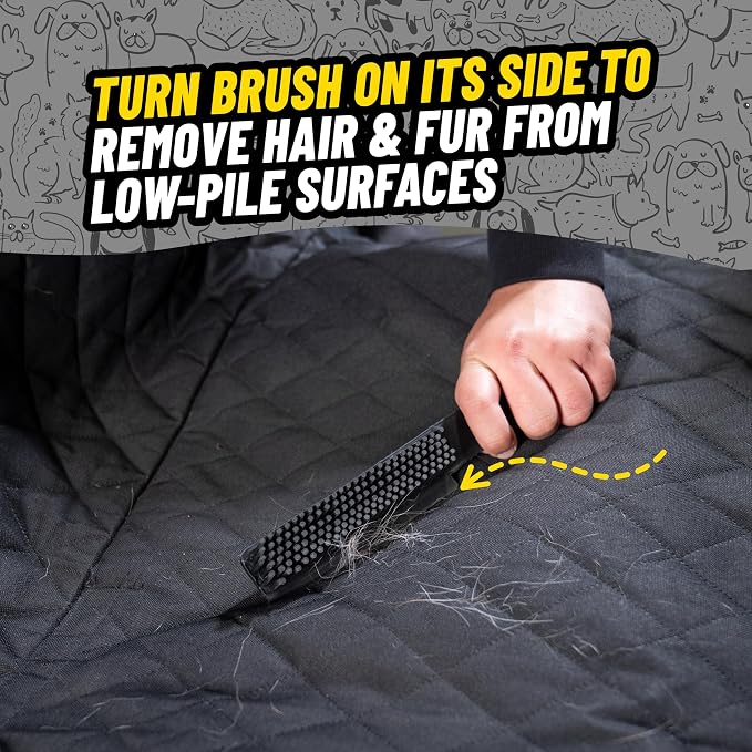 Chemical Guys Professional Rubber Pet Hair Removal Brush – Multi Surface - Image 4