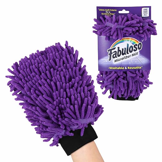 Fabuloso Microfiber Cleaning Mitt Glove, Lint-Free Scratch-Free Dusting and by Colgate-PalmoliveCommercial
