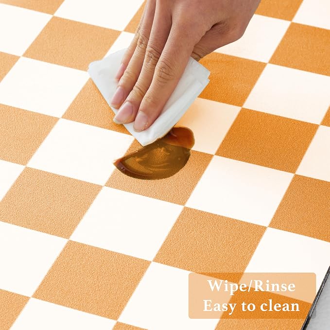 Checkered Dish Drying Mat for Kitchen Counter, Coffee Bar Station Accessories - Image 5