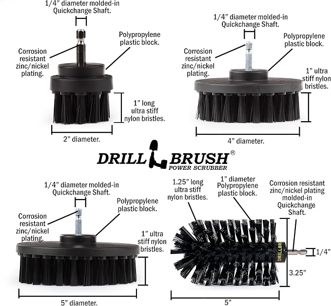 Drill Brush Power Scrubber by Useful Products - Image 6