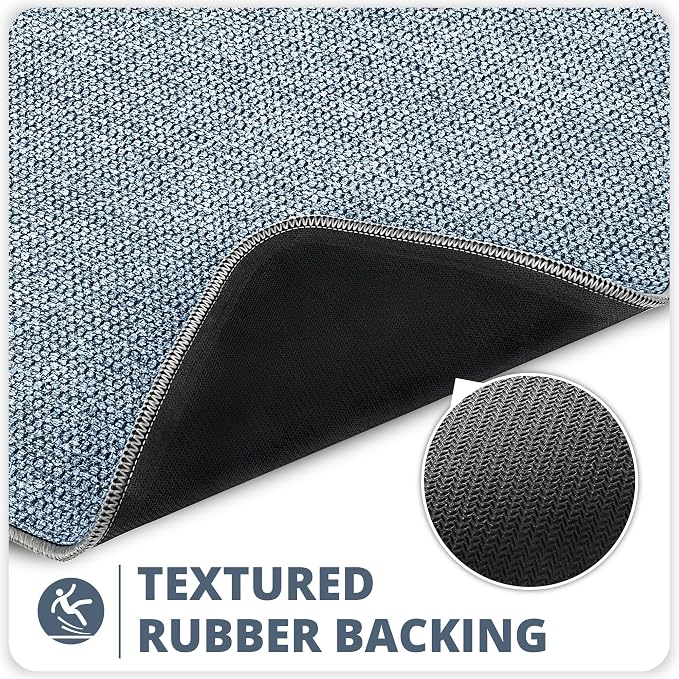 Bath Mat, Ultra Thin Bathroom Runner Rugs, Large Bath Mats - Image 4