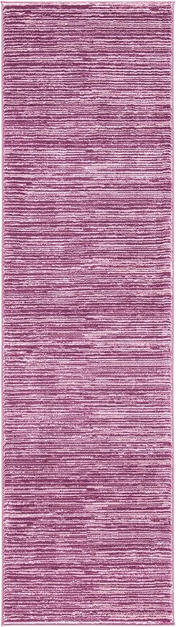 SAFAVIEH Vision Collection Runner Rug - 2'2" x 8', Grape Purple, Modern Ombre Design, Non-Shedding & Easy to Clean, Ideal for Entryway, Foyer, Bedroom, Hallway (VSN606A)