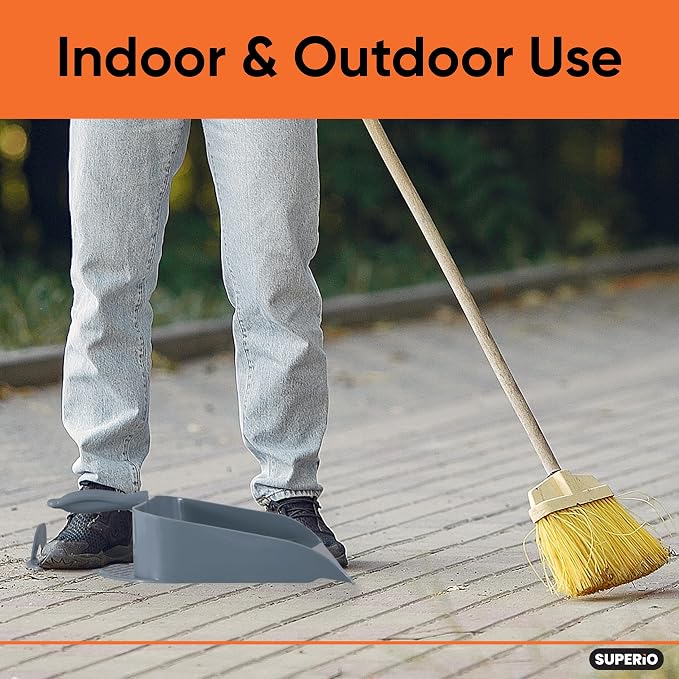Superio Heavy Duty Plastic Step-on Dustpan - Image 7