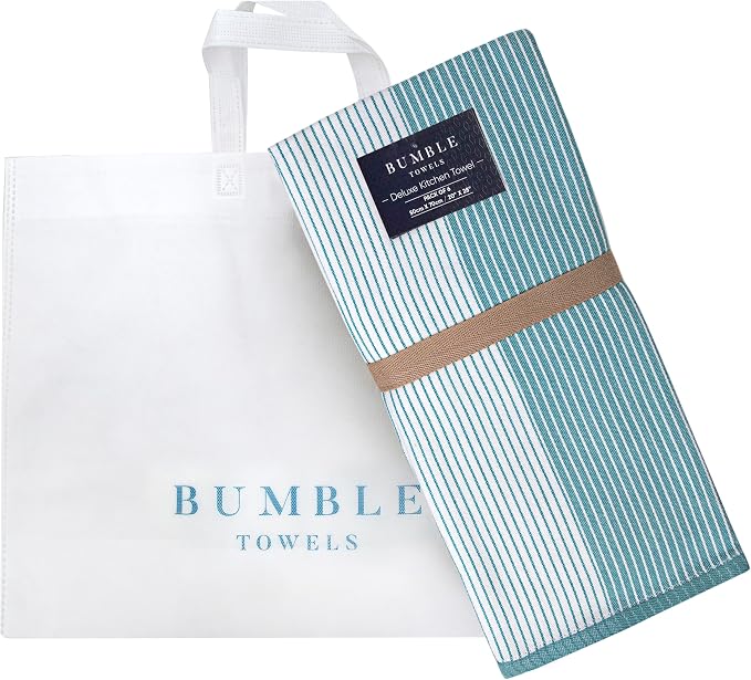 Premium Kitchen Towels | Large Cotton Dish Towels | Flat & Terry Highly - Image 5