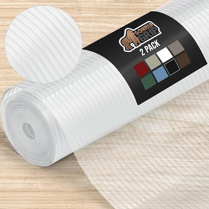GORILLA GRIP DuraGuard Shelf Liner, Non-Adhesive Cabinet Liners by GorillaGrip