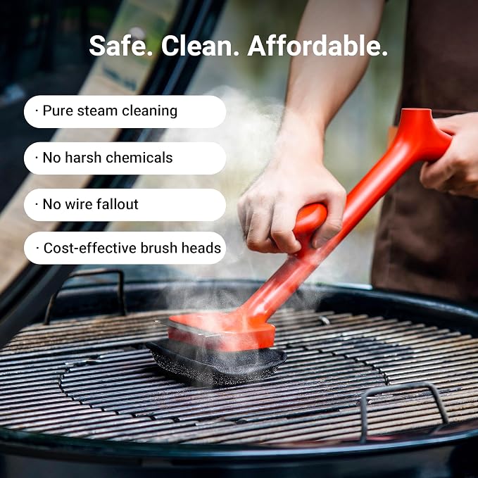 ThermoMaven BQ03 Grill Brush Replaceable Cleaning Head, Safe Bristle-Free BBQ - Image 3