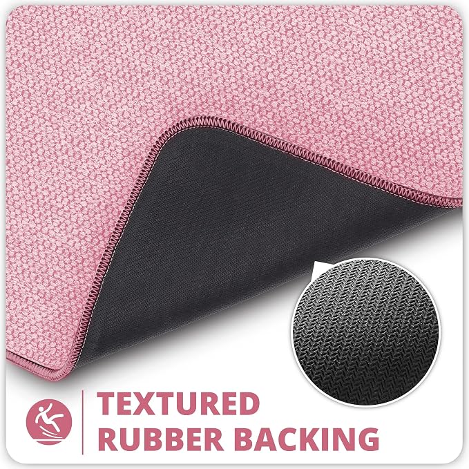 Bath Mat, Ultra Thin Bathroom Rugs, Rubber Bath Mats - Image 4