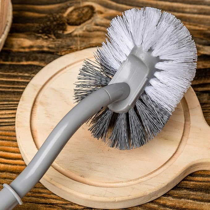 2 Pack Curved Toilet Bowl Brush Without Holder - Image 6