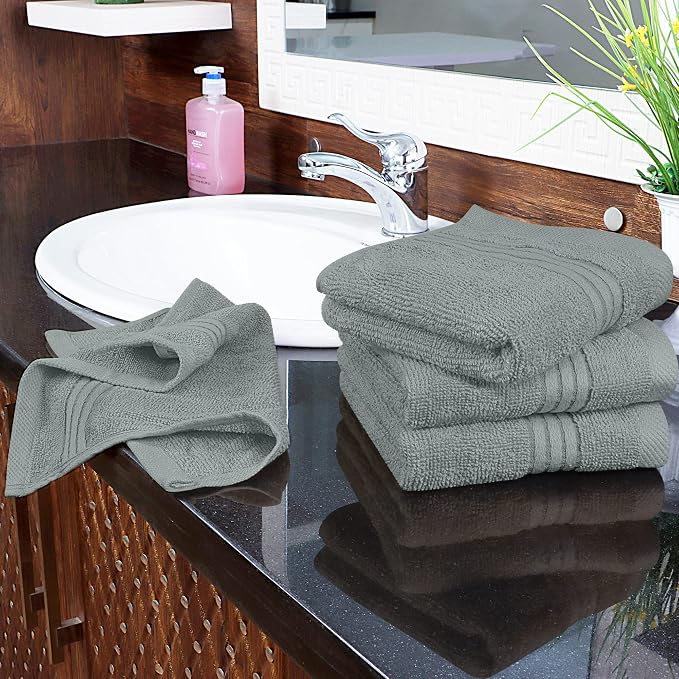 Utopia Towels Wash Cloths Set, 12 by 12 Inches, 100% Cotton Ring Spun, Highly - Image 8