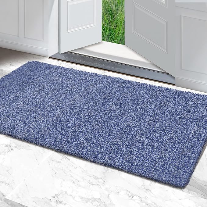 Premium Microfiber Indoor Door Mat – 36"x72" Washable Entry Mat, Waterproof by RugMast
