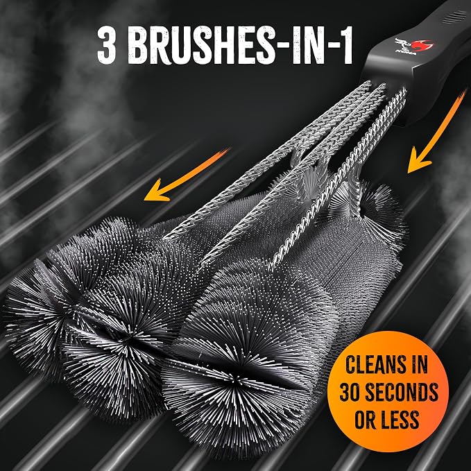 Kona 360 Clean Grill Brush – Powerful Grill Cleaner & BBQ Grill Brush - Image 2