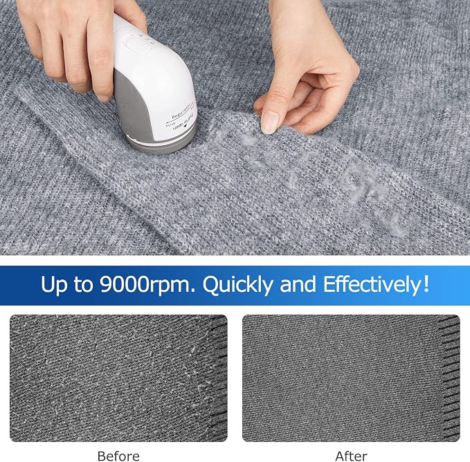 BEAUTURAL Fabric Shaver and Lint Remover, Sweater Defuzzer - Image 3