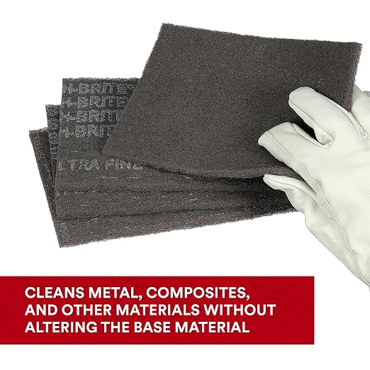 Scotch-Brite Ultra Fine Grade 7448 Hand Pad, 6 in x 9 in Hand Pads, Nonwoven - Image 8