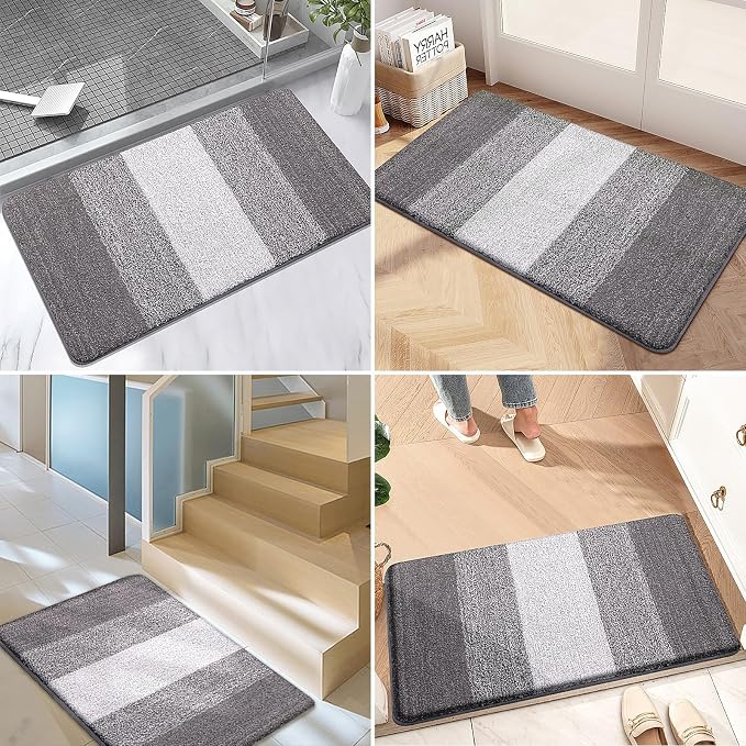 Kitinjoy Indoor Outdoor Door Mat, 47x20 Non-Slip Absorbent Dirt Trapper - Image 6