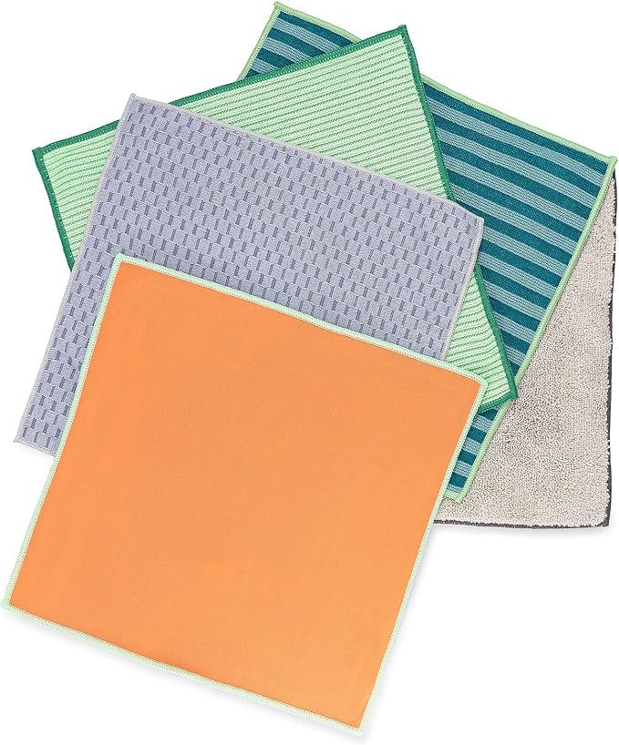 Full Circle Renew, Essential Cleaning Cloths, Ultra-Durable Recycled Microfiber - Image 2