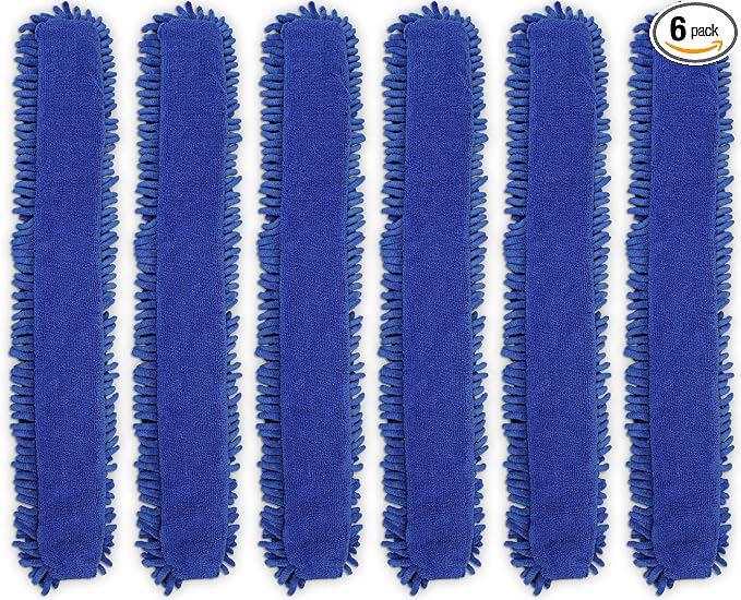 CleanAide Dual-Sided Chenille and Terry Microfiber Duster Covers, Fits Flex by CleanAide