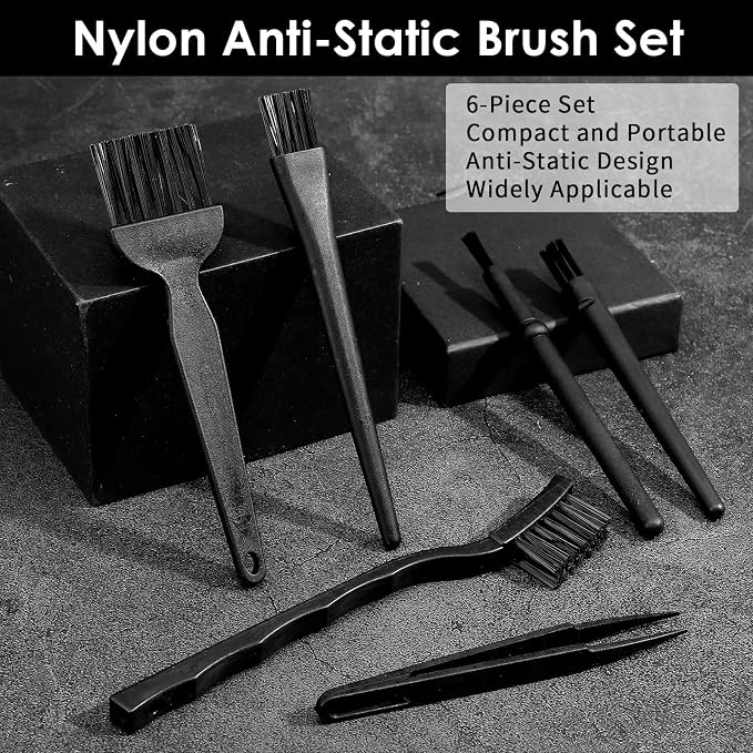 6 Pcs Small Cleaning Brush for Electronics, Car Interior Detailing, Keyboard - Image 6