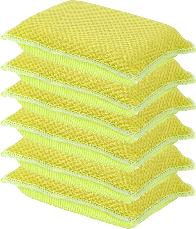 Microfiber Non-Scratch Dish & Kitchen Scrubber Heavy-Duty Household Cleaning by Superio