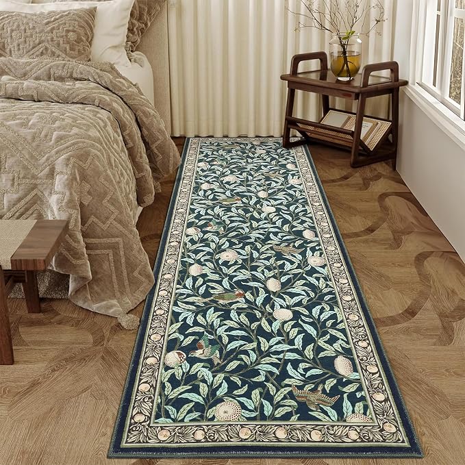 GarveeHome 2x6 Runners for Hallways Non Slip, Boho Leaf Kitchen Runner Rug - Image 3