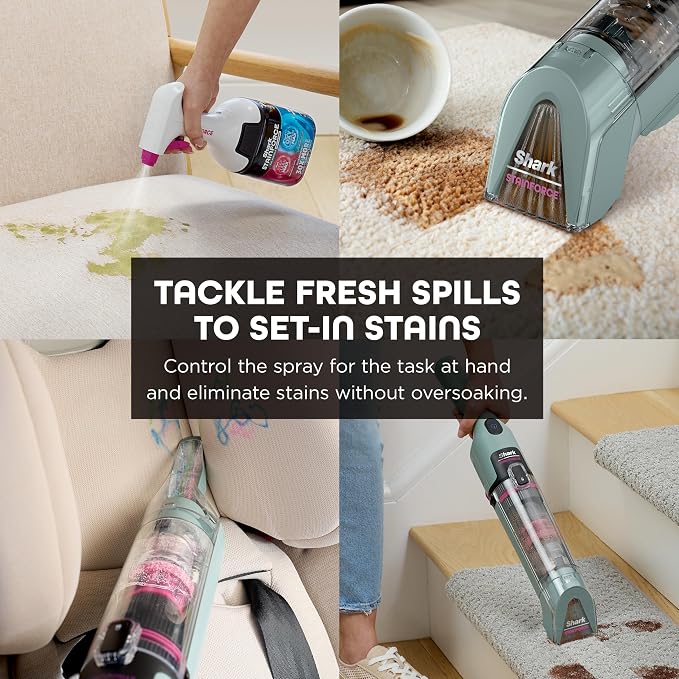 Shark StainForce Cordless Portable Spot, & Odor Remover System - Image 3