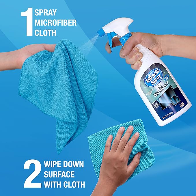MiracleSpray for Electronics Cleaning, Safe Multisurface Cleaner for Any TV - Image 3