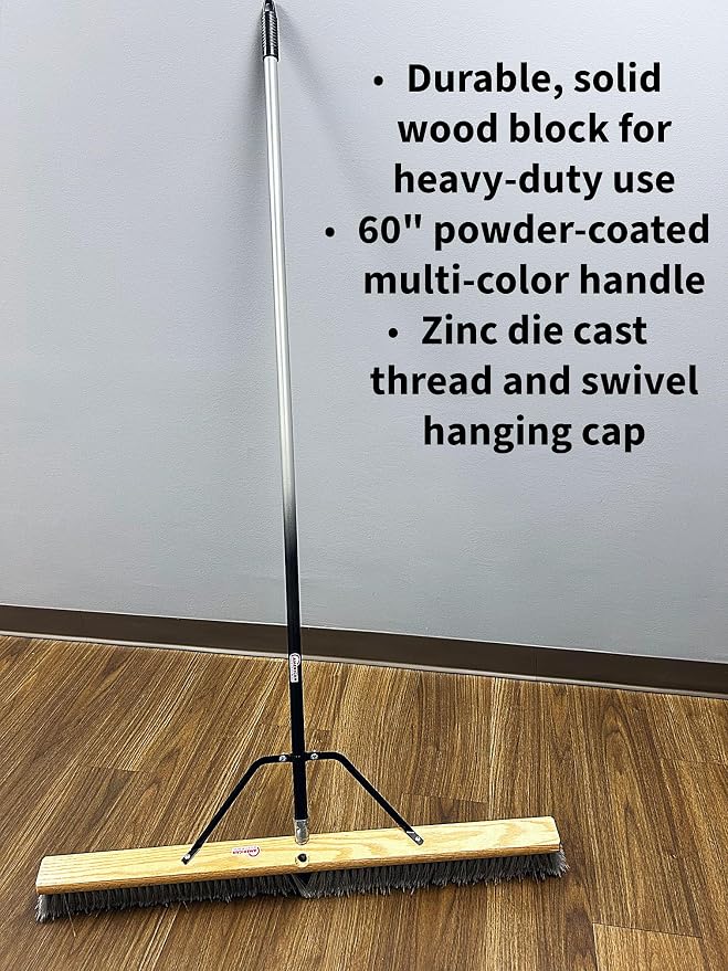 Pbsa36004 Heavy Duty 36" Smooth-Surface Push Broom - Image 5
