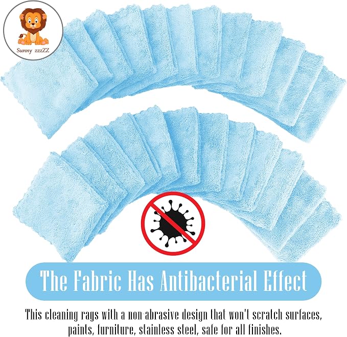 Sunny zzzZZ 24 Pack Kitchen Dishcloths - Image 3