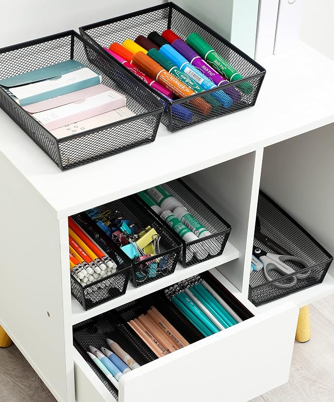BYCY Silverware Drawer Organizer, Mesh Utensil Organizer - Image 5