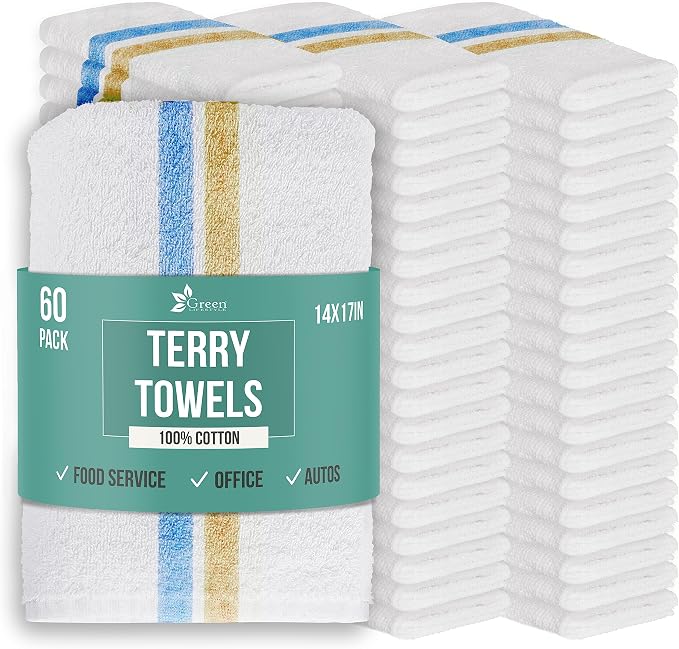 GREEN LIFESTYLE Multipurpose Terry Towels, ComfortFeb Bar Towels by GreenLifeStyle