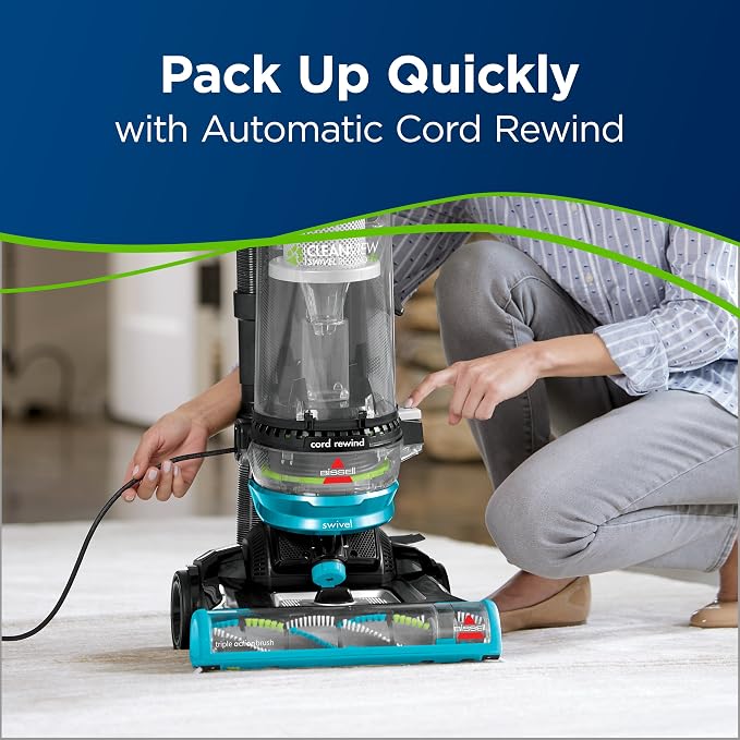 Bissell 2254 CleanView Swivel Rewind Pet Upright Bagless Vacuum, Automatic Cord - Image 5