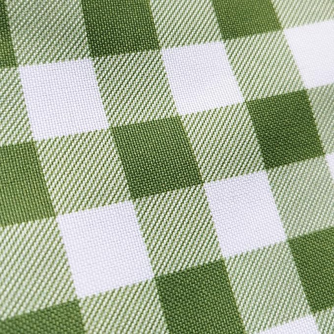 Classic Gingham Plaid Tablecloth Fabric - Image 4