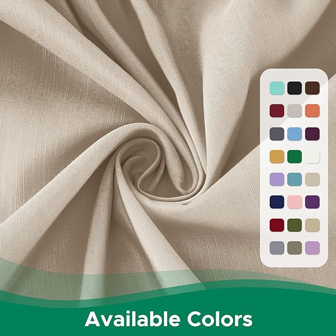Biscaynebay Wrap Around Bed Skirts for King & Cal King Beds 21" Drop, Light Camel Adjustable Elastic Dust Ruffles Easy Fit Wrinkle Resistant Silky Luxurious Fabric Machine Washable