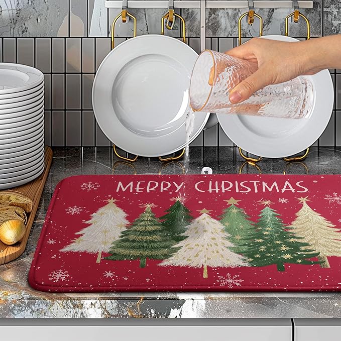 Merry Christmas Dish Drying Mat - Image 3