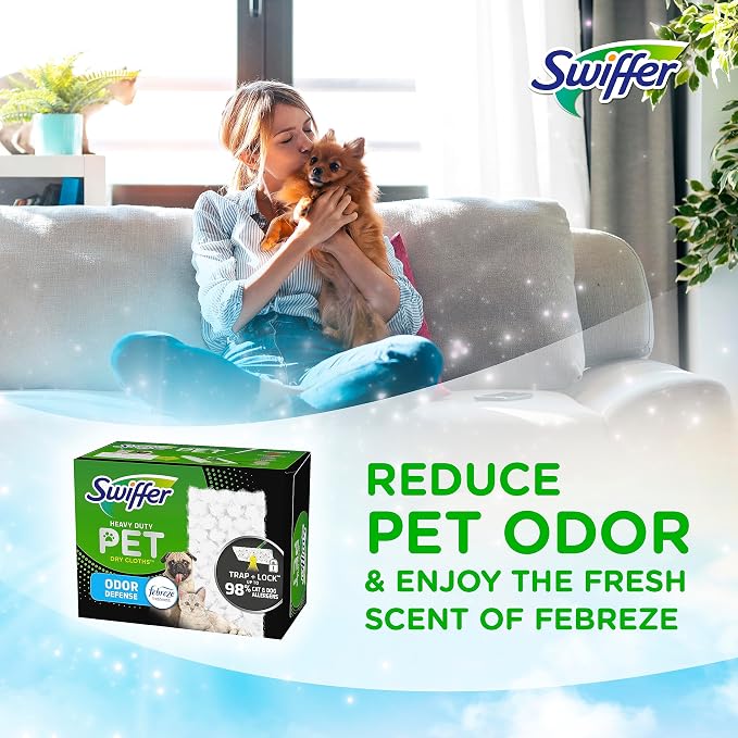 Swiffer Sweeper Pet Heavy Duty Dry Multi-Surface Cloth Refills - Image 4