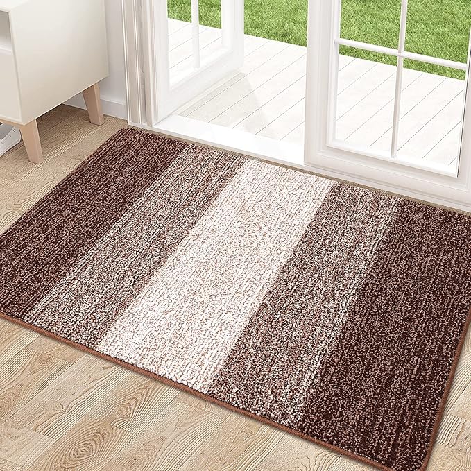 Kitinjoy Indoor Outdoor Door Mat, 32x20 Non-Slip Absorbent Dirt Trapper by Kitinjoy
