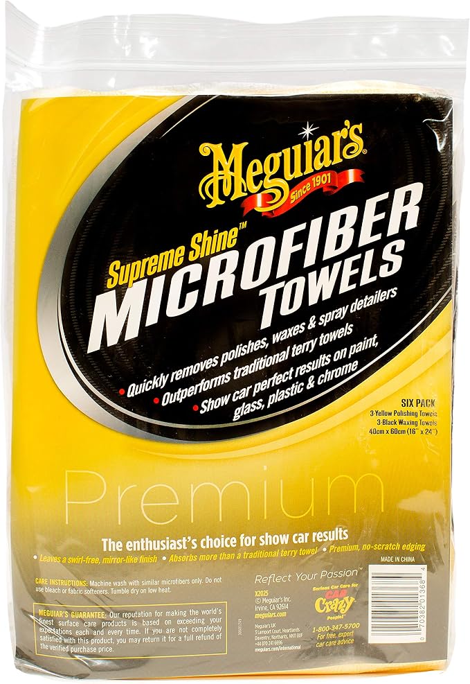 Meguiar's Supreme Shine Microfiber Towels - Image 2