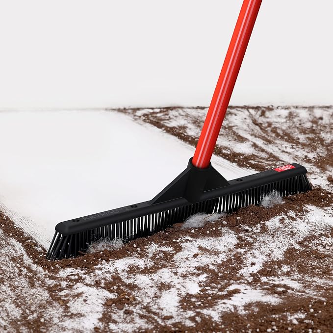 Pet Hair Remover Rubber Broom by Ravmag