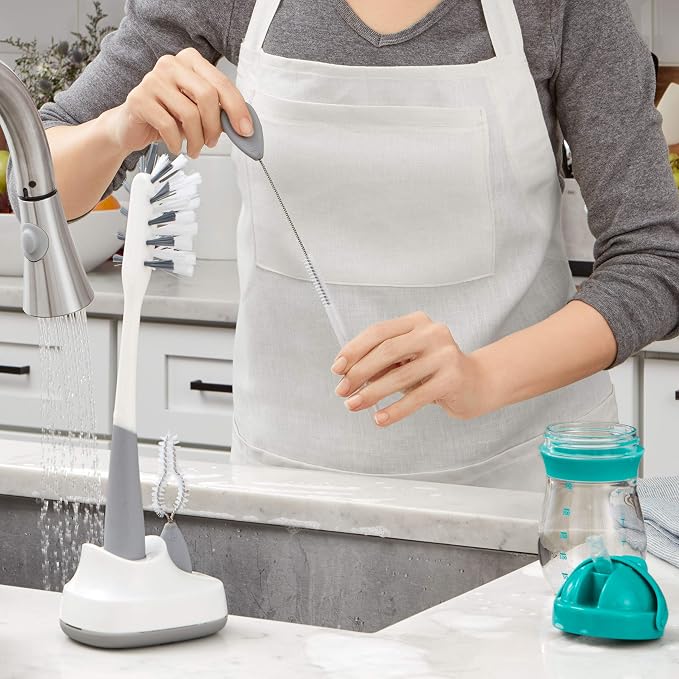 OXO Tot Water Bottle and Straw Cup Cleaning Set Brush Set - Image 9