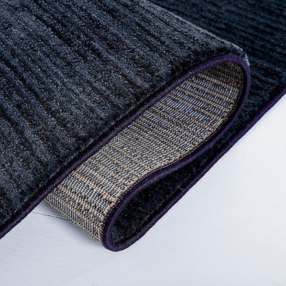 SAFAVIEH Area Rug 8x10 - Vision Collection - Large - Black, Modern Ombre Design, Non-Shedding & Easy to Clean, Ideal for Living Room, Bedroom, Dining Space (VSN606Z)