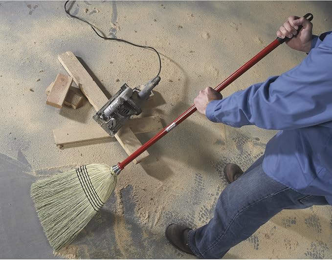Libman 502 Big Corn Broom with 100% Broomcorn Fiber - Image 8