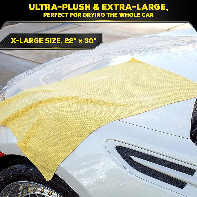 Meguiar's Water Magnet Microfiber Drying Towel, Premium Car Wash Microfiber - Image 5