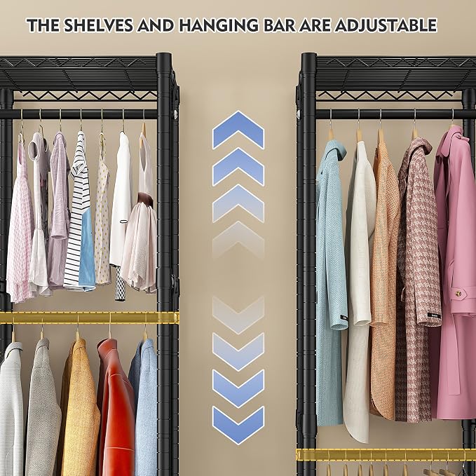 Raybee 90.6" W Clothes Rack - Image 8