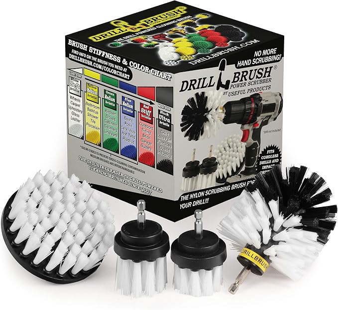 Car Detailing Brush Kit by Drillbrush