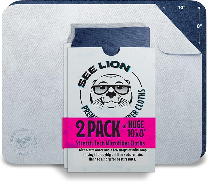 cellhelmet See Lion Swipes | Microfiber Lens Cleaning Cloths – Ultrasoft by cellhelmet