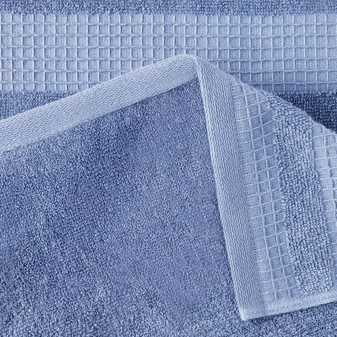 Amazon Basics Organic Cotton Waffle Weave Kitchen Dish Cloths, Ultra Absorbent - Image 3