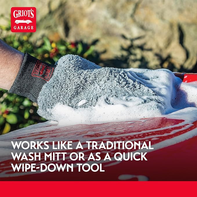 Griot's Garage Microfiber Car Wash Mitt Glove, Cleaning Pad - Image 5