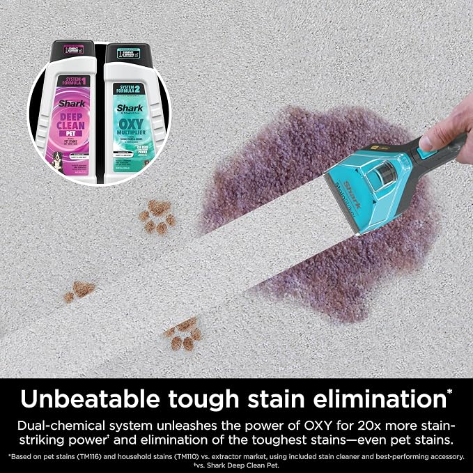 Shark CarpetXpert HairPro with StainStriker Upright Carpet, Area Rug & - Image 4