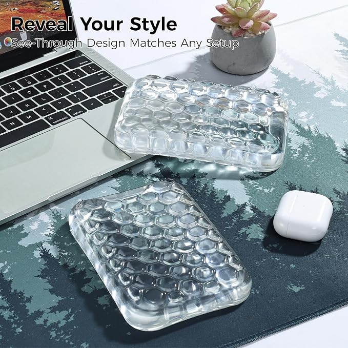 Ospelelf Ergonomic Elbow Rest for Desk, Gel Keyboard Wrist Rest Support - Image 2