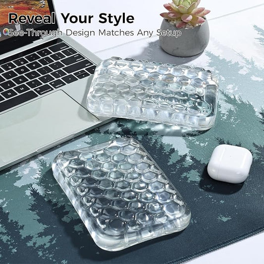 Ospelelf Ergonomic Elbow Rest for Desk, Gel Keyboard Wrist Rest Support - Image 2