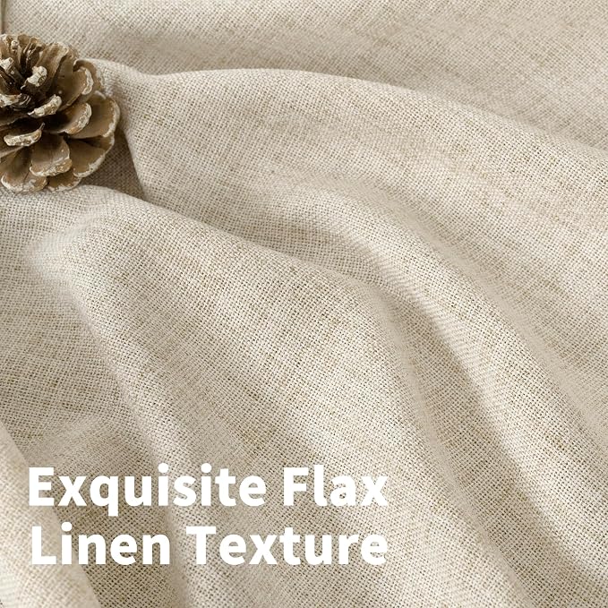 YoungsTex Linen Curtains 80 Inch Length - Image 4
